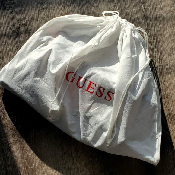 Gently Used • Guess Satchel Purse - including protective bag • Roughly 14 x 9 in - Picture 6 of 6
